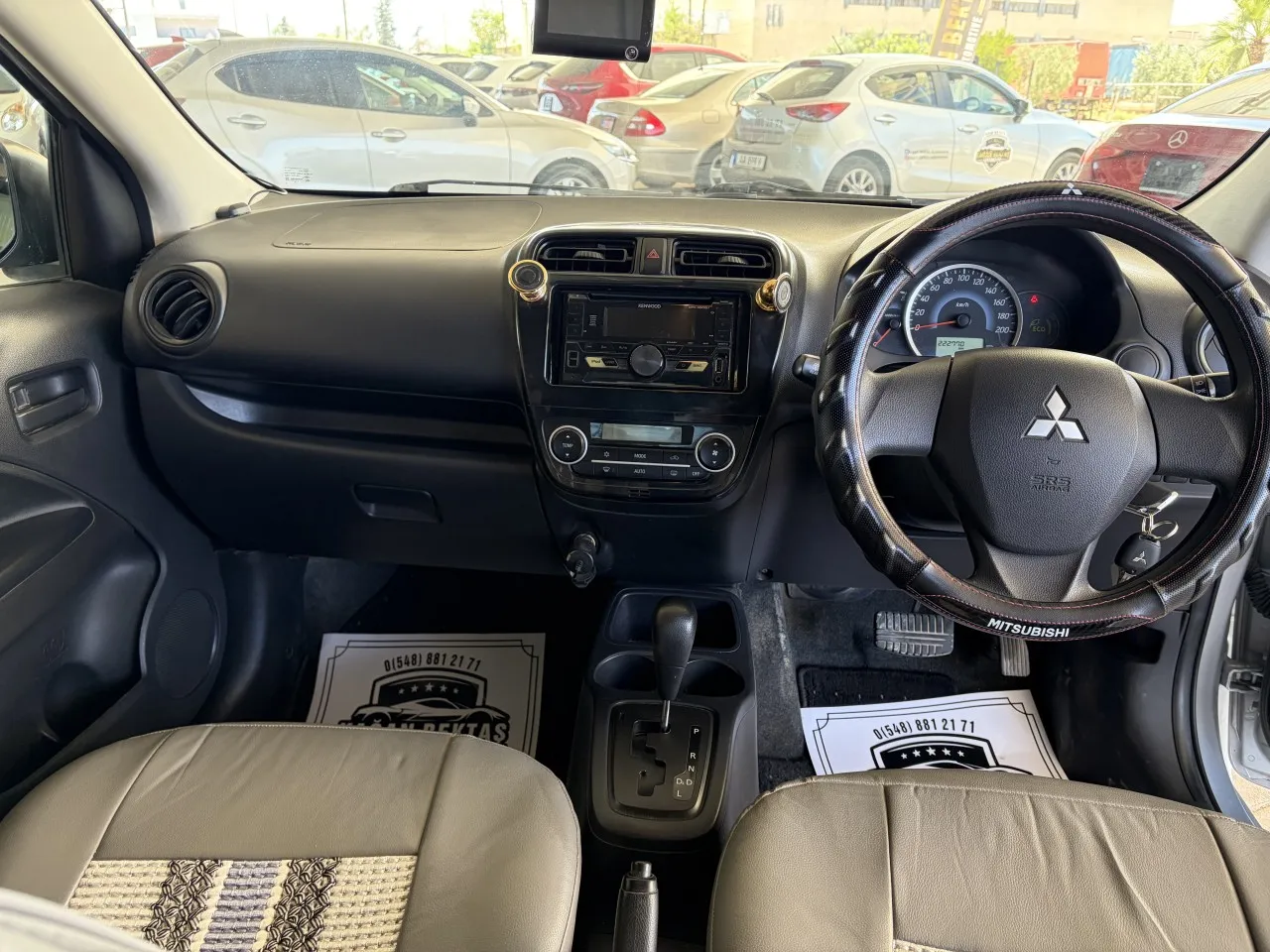 2013 Mitsubishi Mirage 1.0 Mivec Cvt Kıbrıs | KKTC İkinci El Satılık Araba - Thumbnail 7
