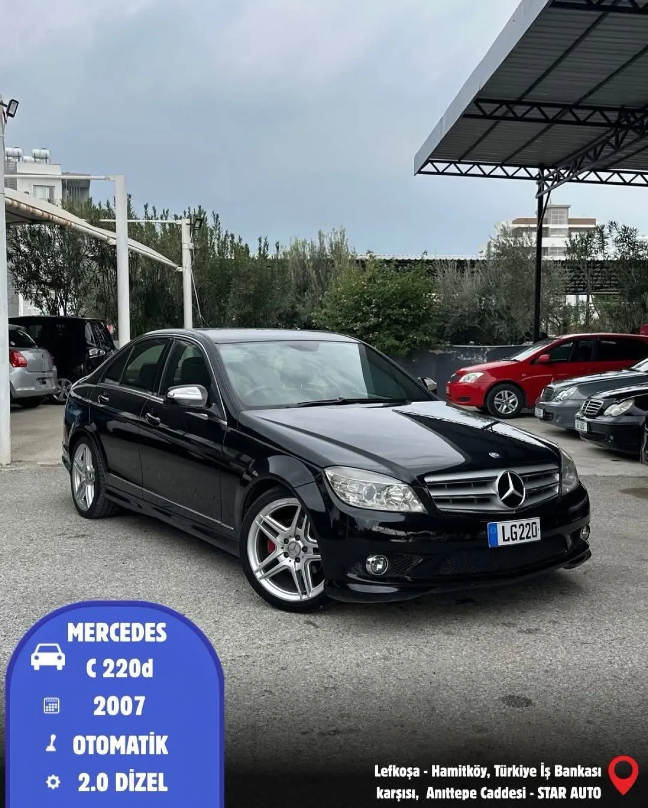 2008 Mercedes-Benz C Serisi C 220 CDI Kıbrıs | KKTC İkinci El Satılık Araba - Fotoğraf 1