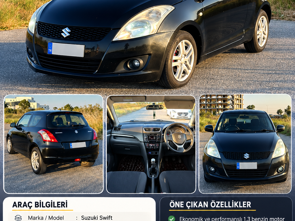 2013 Suzuki Swift 1.2 Kıbrıs | KKTC İkinci El Satılık Araba - Thumbnail 5