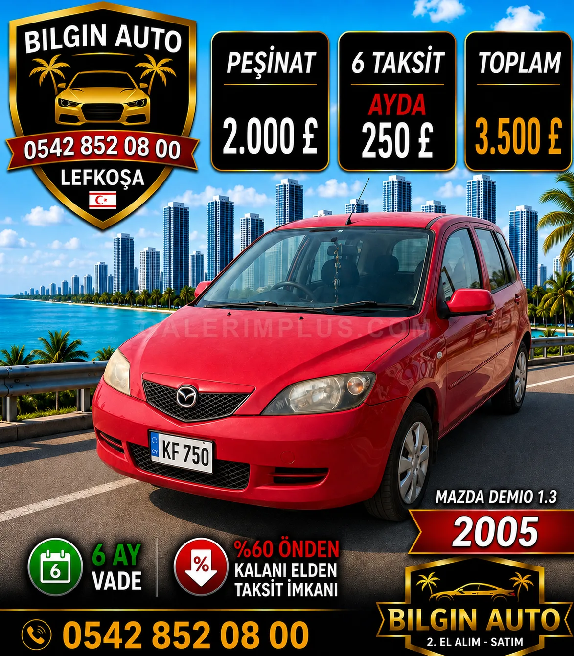 2005 Mazda Demio 1.3i Kıbrıs | KKTC İkinci El Satılık Araba - Fotoğraf 1