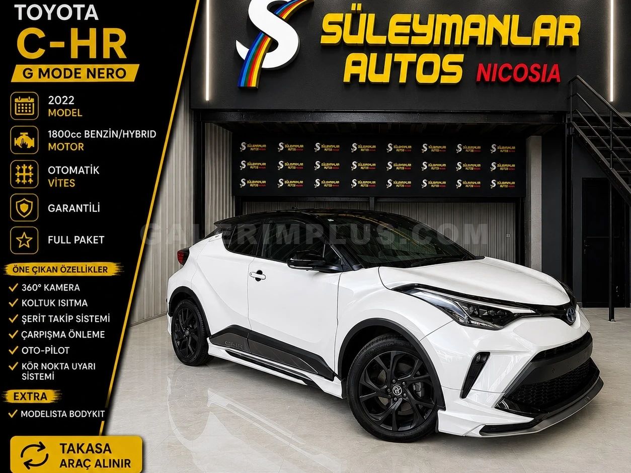 2022 Toyota C-HR Hibrit Otomatik Lefkoşa İlan görseli - GalerimPlus